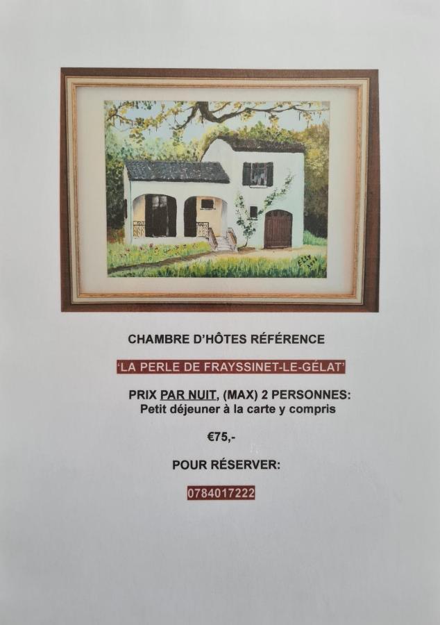 La Perle De Frayssinet-Le-Gelat - Chambre D'Hotes - B&B Eksteriør billede